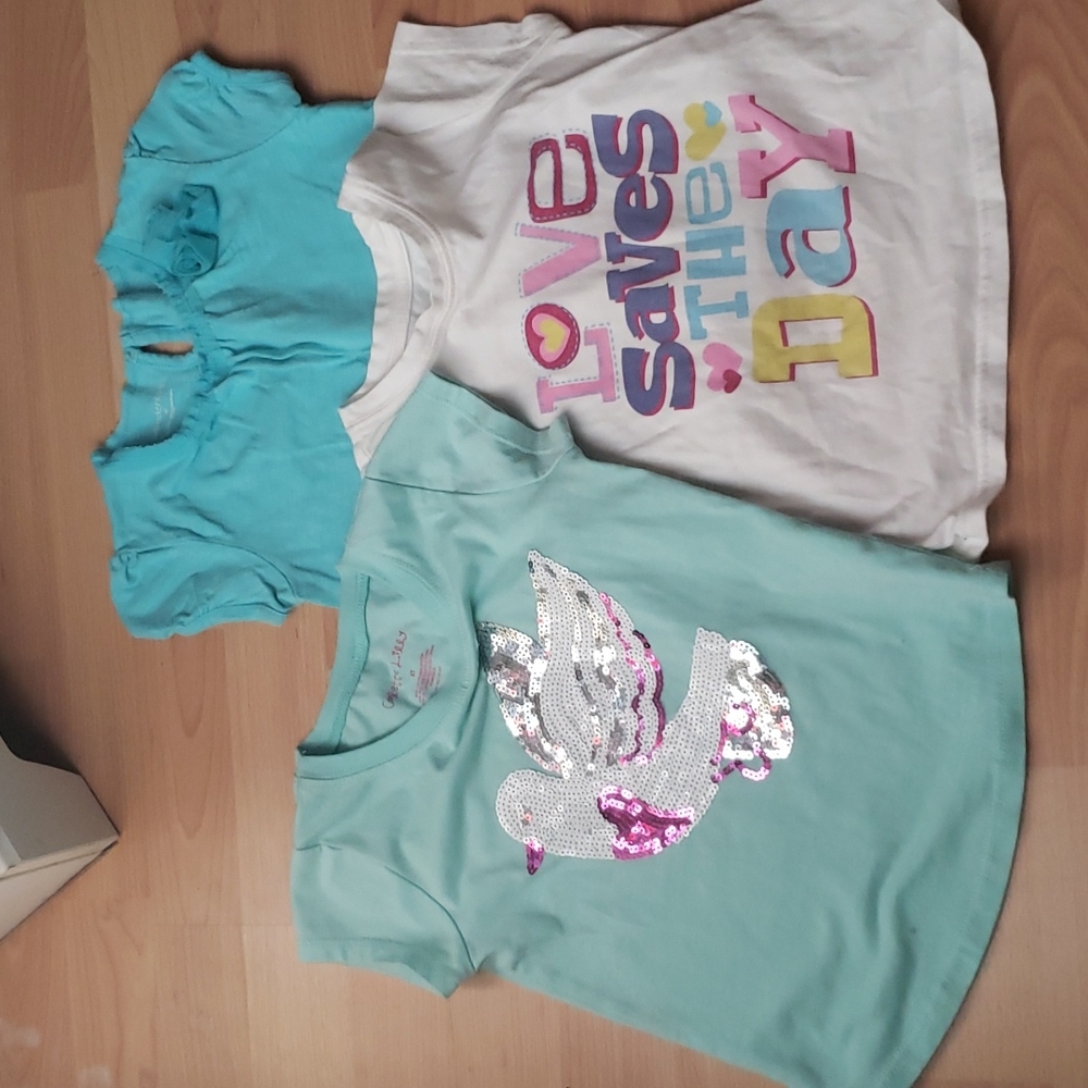 Lot of 3 girl’s 4T T-shirt’s